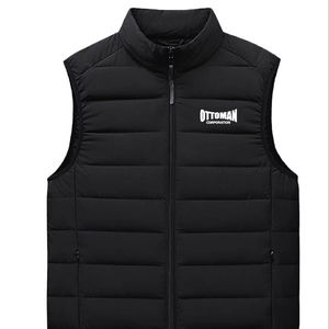 Veste matelassée unisexe à capuche OTTOMAN CARPORATION, décontractée, hiver, grande taille, fermeture éclair, coupe-vent, imperméable, respirante, séchage rapide - Product Image 1