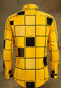 เสื้อเชิ้ตแขนสั้นผู้ชายแบบลำลอง ปกคอพับ เสื้อเชิ้ตฤดูร้อน - Product Image 3