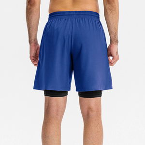 Performance Gym Shorts with Stretch Fabric Two in One Workout Shorts for Active Lifestyle Men Casual Athletic Shorts - Product Image 6