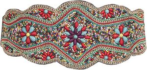 Cinturón Bordado a Mano de Diseño a Bajo Precio para Mujer, Ideal para Saree, Lehenga y Vestidos de Novia - Product Image 5