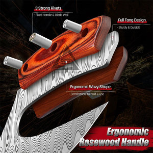 Handmade Wood <b>Handle</b> Pizza Cutting <b>Axe</b> with Stainless Steel Blade Custom Logo Customizable Color & Size 3-Year Warranty-Hot Sale - Product Image 5
