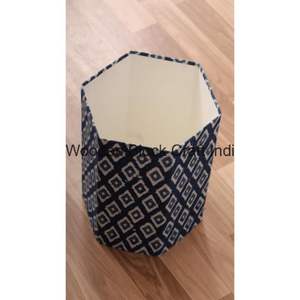 Poubelle pliable en papier recyclé fait main, imprimée en floc multicolore, pour usage extérieur, domestique ou professionnel, vente en gros - Product Image 5