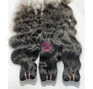 Arrow Exim - Cabello Humano Natural 100% Remy Indio con Cutícula Alineada, Ondulado Suave, de un Solo Donante, 100g, 100 Piezas - Product Image 2