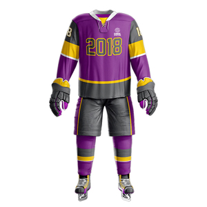 Uniforme de Hockey sobre Hielo 2026, Superventas, Precio de Fábrica, Tacto Suave, Unisex, Servicio OEM, Transpirable, 100% Poliéster - Product Image 2