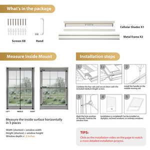 Chất Lượng Cao Cấp Phòng Darkening Di Động Rèm Màn Không Dây <span class=keywords><strong>Skylight</strong></span> Tổ Ong Màu Năng Lượng Hiệu Quả - Product Image 6
