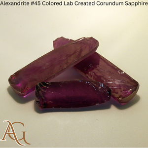 Alejandrita # 45 bolas de zafiro de corindón sintético cultivado en laboratorio, de colores, creadas por fusión de llama, gemas simuladas para corte lapidario. - Product Image 4
