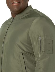 Veste bomber pour homme en gros, style streetwear décontracté, coupe-vent, fournisseur d'usine pour les acheteurs de vêtements du monde entier - Product Image 4