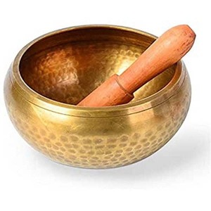 Cuenco Tibetano de Latón Hecho a Mano para Meditación, Terapia de Sonido, Yoga y Espiritualidad, Venta al Por Mayor - Product Image 1
