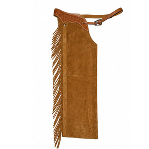 Chaps d'équitation en cuir de qualité supérieure, style western, disponibles dans toutes les couleurs et tailles - Product Image 1