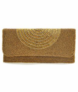 Pochette en toile ornée de perles, broderie artisanale haut de gamme, accessoires de mode pour femmes, pour soirée, mariage, célébration - Product Image 1