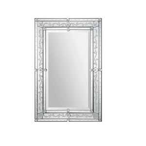 Premium Venetian Baroque Antique Wall Mirror|Decorative Glass Mirror with Elegant Ornate Frame for Living Room , Bedroom, Decor - Product Image 1