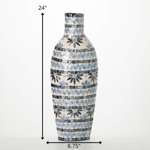 Wholesale Modern Capiz Shell inlay <b>Vases</b> for Home Decor <b>Floor</b> <b>Vases</b> <b>Tall</b> Large for Home Decor made by Vietnamese - Product Image 2