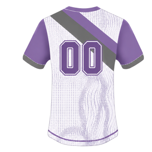 Purple <b>White</b> Grey <b>Short</b> <b>Sleeve</b> Rugby Jersey Crew Neck Graphic Athletic Performance Team Sportswear Training Match Rugby <b>Shirt</b> - Product Image 2