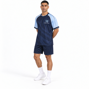 Camiseta de Fútbol Personalizada Transpirable de Manga Corta para Adultos - Uniforme de Fútbol Unisex de Alta Calidad 100% Poliéster para Uso Diario - Product Image 2
