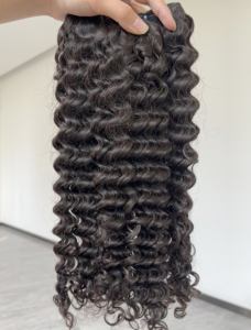 Sâu sóng cambodian tóc nguyên 100% tóc con người bó Hot Bán tóc Trinh Nữ cho phụ nữ da đen giá bán buôn - Product Image 3