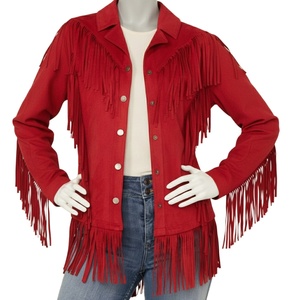 ขายเสื้อแจ็คเก็ตหนังผู้หญิง แฟชั่นใหม่ กันลม สไตล์คาวเกิร์ล พร้อมดีไซน์สั่งทำพิเศษ - Product Image 1