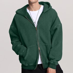 Vente en gros de sweats à capuche zippés pour hommes, sweats à capuche en polaire confortables, prix d'usine pour les acheteurs en gros aux États-Unis - Product Image 6