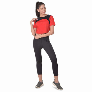 Wholesale Price Women's Loose Summer <b>Crop</b> <b>Top</b> T-Shirt with Digital Printing Customized 100% Cotton Breathable OEM Size - Product Image 5