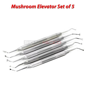 Mushroom Elevator Set of 5 Dental Implant Sinus Lift Oral Surgery Bone Graft Medic Instruments Titanium Surgical Elevator Tools - Product Image 2