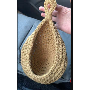 Estante de Pared Redondo de Yute Artesanal con Patrón Vertical Art Deco y Tema Floral para Decoración del Hogar y Regalo de Inauguración - Product Image 2