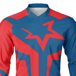 Combinaison de motocross personnalisable - Design sur mesure, respirante, à manches courtes, vêtements de sport unisexes, séchage rapide, extensible - Product Image 3