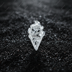 IGI GIA Certified <b>3</b> Ct Wholesale Lab Created Natural HPHT CVD Grown Synthetic Loose D VVS Cultivated Ice Cream Cone Diamond - Product Image 2