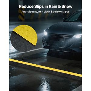 Protector de Cables de Goma de Alta Resistencia con Capacidad de 22,000 Lbs/axiel, Rampa de 4 x 3 Canales para Proteger Cables de Señales de Tráfico - Product Image 5