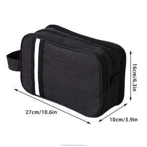 Custom Logo Portable Cosmetic <b>Bag</b> Cotton Nonwoven Makeup <b>Bag</b> with Zipper Fashion Travel <b>Toiletry</b> <b>Bag</b> Vietnam Manufacturer - Product Image 2