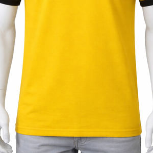 Camiseta polo de algodón de alta calidad para hombre con cuello y puños en contraste, camisa informal de manga corta y jersey sólido. - Product Image 5