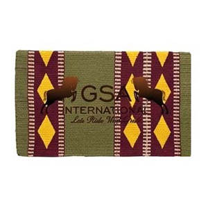 Manta para Silla de Montar 34 X 36, Hecha a Mano con Lana 100% de Nueva Zelanda, Personalizada para Equitación Western, Precio de Fábrica - Product Image 6