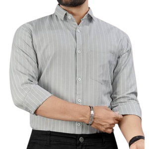 Chemise décontractée en velours côtelé marron pour homme, manches longues, col rabattu, couleur unie, tissu sergé respirant, idéale pour l'automne - Product Image 4