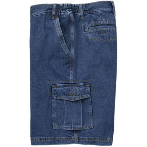 Shorts en jean pour hommes à ourlet effiloché, style streetwear déchiré, décontracté, en coton, coupe décontractée, confortable pour l'été - Product Image 3