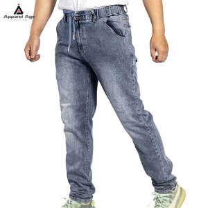 Factory Hot Sales Men <b>Jeans</b> Joggers <b>With</b> Fleece Warm Men Joggers pant Plus Size 100% Cotton Material - Product Image 6