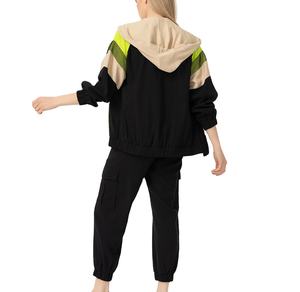 Veste coupe-vent légère pour femme en polyester/nylon avec fermeture éclair, imperméable, séchage rapide, doublure en mesh, écologique, pour l'extérieur - Product Image 6