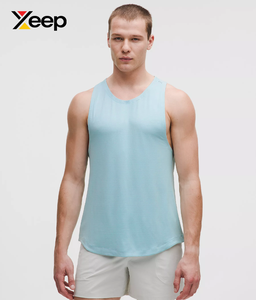 เสื้อกล้ามออกกำลังกายผู้ชาย XEEP Factory Direct Sales รุ่น XC-GTT-07 คุณภาพสูง ระบายอากาศได้ดี แห้งเร็ว ผลิตจากผ้าฝ้ายถัก 100% รับผลิตแบบ OEM ด้านหน้า - Product Image 1
