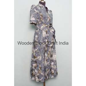 Vestido Midi Informal de Algodón 100% para Mujer, Estilo Bohemio, Bonito, Línea A, Cómodo para la Playa o Fiestas, Diseño Elegante - Product Image 3