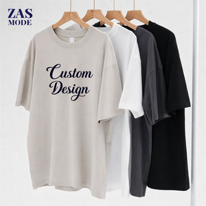 T-shirt Homme Grande Taille 230 g/m² en Coton Épais 100% Personnalisé à Épaules Tombantes Coupe Oversize – Fabricant - Product Image 4
