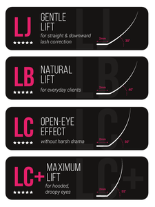 CharmLash Pestañas de Rizo Especial de Longitud Mixta LJ LB LC LC Plus al por Mayor, Bandejas de Pestañas de 5-18mm, Base de 2mm, Set de Estilizado Suave y Natural con Efecto Lifting - Product Image 5