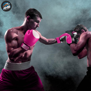 Guantes de Boxeo Profesionales de Cuero con Diseño Moderno para Entrenamiento de Muay Thai, Absorción de Humedad, Antideslizantes, Cierre de Gancho y Bucle - Product Image 1