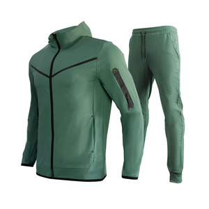 Best Selling 2 <b>PC</b> Set Heavyweight Hooded Solid Snow Jumpsuit Winter Tracksuit - Product Image 3