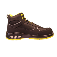 Chaussures de sécurité AOXIANG en acier anti-statique et anti-choc, tige en cuir microfibre, semelle intermédiaire en PU, semelle extérieure en maille, été