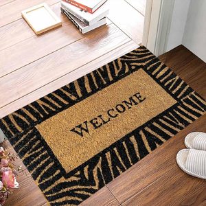 Tufted Cut Pile Microfiber Non-Slip Thick Puzzle Pattern Machine Washable Rubber Coir pvc backed doormat - Product Image 2