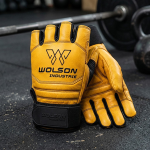 Full Finger Fitness Training <b>Gloves</b> Soft Comfortable <b>Grip</b> Workout Gym Weightlifting Support for Daily Sports Activities. - Product Image 5