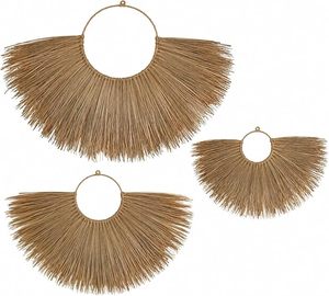 Décoration murale en jonc de mer la plus vendue, style ferme moderne, faite à la main, écologique, multifonctionnelle, pour anniversaire, décoration intérieure rétro - Product Image 4