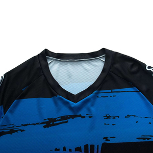 Jersey de Motocross de Manga Larga, Personalizado, Talla Grande, Anti-UV, 100% Poliéster, Malla de Secado Rápido, para Carreras de Motocross - Product Image 5