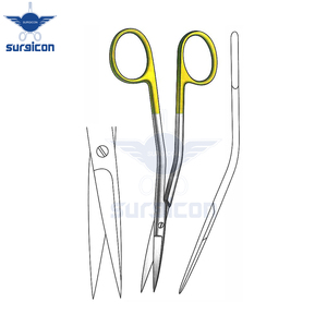 Ciseaux Fanous 14 cm / 5-1/2 pouces TC Gold, ciseaux chirurgicaux en acier inoxydable de qualité supérieure, instrument de coupe de précision - Product Image 3