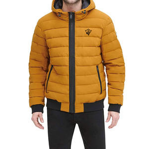 Veste matelassée pour homme, confortable, isolée, fermeture éclair sur le devant, décontractée, mode hiver, chaude, légère, vêtement de rue pour l'extérieur - Product Image 1