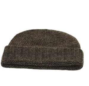 Bonnet en laine de mouton de Mongolie 100% premium |   Chapeau d'hiver anti-allergique et ultra-chaud |   Bonnet en tricot doux et respirant marron - Product Image 4