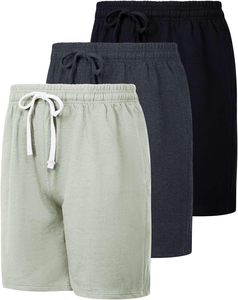 Shorts Classiques pour Hommes en Coton Respirant et Doux avec Taille Élastique – Idéal pour l'Été, la Plage, le Sport, la Course et l'Entraînement Quotidien - Product Image 1