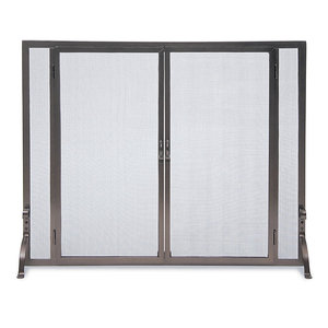 Protector de chimenea hecho en India con diseño premium de metal artesanal, cubierta protectora contra chispas, protector de chimenea plegable para el hogar - Product Image 4